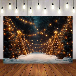 Mocsicka Christmas Tree Night Light Background