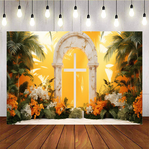 Mocsicka Easter Cross Backdrop