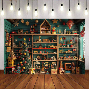 Mocsicka Christmas Toys And Gifts Background