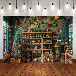 Mocsicka Christmas Tree Toys Collection Background