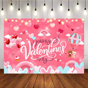 Mocsicka Happy Valentine's Day Backdrop