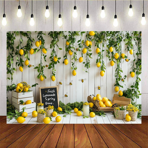 Mocsicka Spring Fresh Lemonade Grove Backdrop D