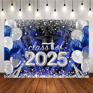 Mocsicka Class of 2025 Blue Background