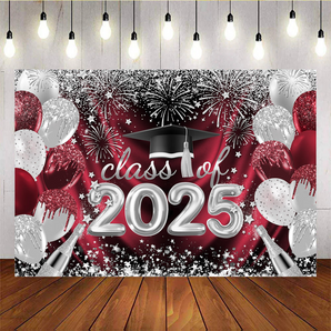 Mocsicka Class of 2025 Red Background