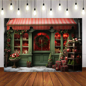 Mocsicka Christmas Shop Decoration Background