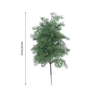 Mocsicka Artificial Christmas Green Pine Needles Branches Twigs Stems for DIY Party Decorations
