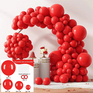 Mocsicka 129pcs Solid Color Party Decoration Balloon Arch Set