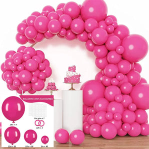 Mocsicka 129pcs Solid Color Party Decoration Balloon Arch Set