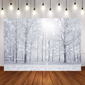 Mocsicka Snow and Forest Photo Backgrounds-Mocsicka Party