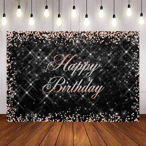 Mocsicka Glowing Dots Photo Banners Birthday Party Backdrop-Mocsicka Party