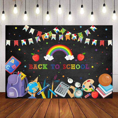 Mocsicka Stationery and Rainbow Back to School Background – Mocsicka Party