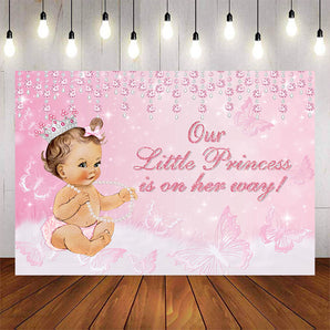 Mocsicka Our Little Princess is on Her Way Baby Shower Party Decor-Mocsicka Party