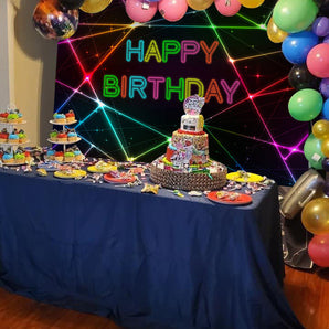 Mocsicka Neon Light Happy Birthday Party Backgrounds-Mocsicka Party